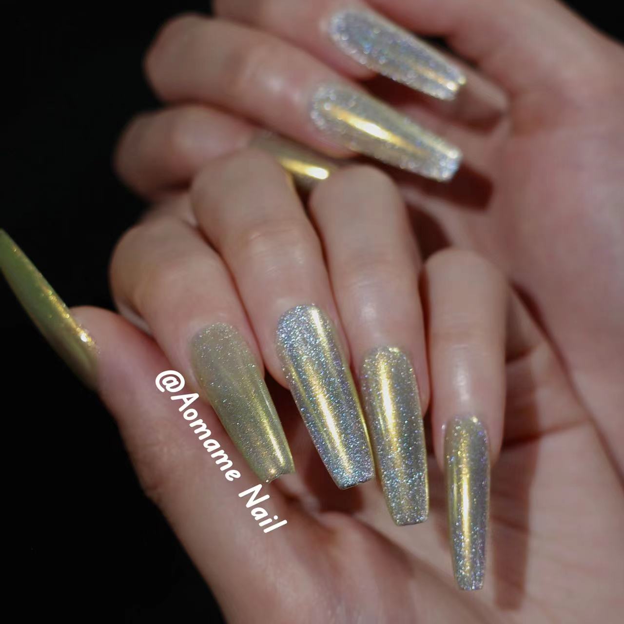 HONEY BLONDE MOOD-PRESS-ON NAILS